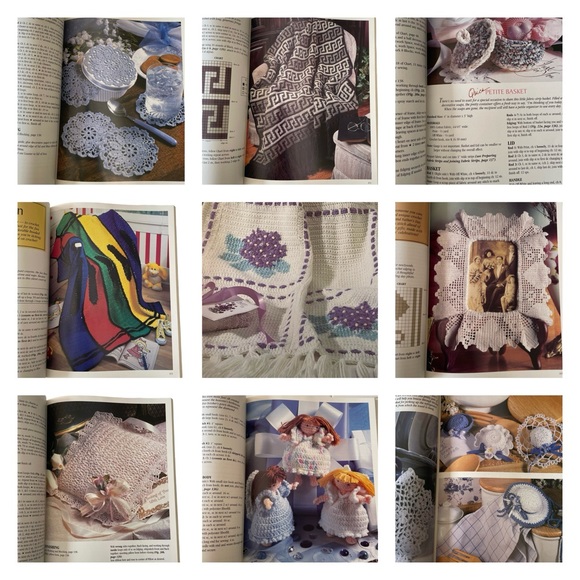 LEISURE ARTS Instruction Book In Love With Crochet for More Than 50 Projects - Picture 5 of 9